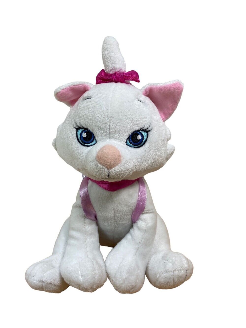 Disney Store Aristocats Back pack Marie White Kitten Cat Beanie Beanbag Plush